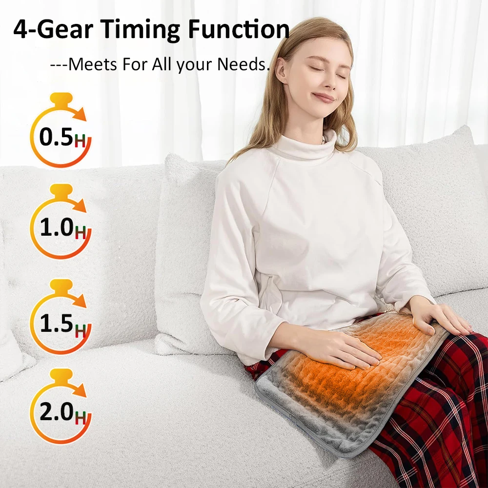 Heating Pad Multifunctional Electric Heating Blanket For Back Pain Relief Fast Heating Adjustable Temperature Thermal Blanket