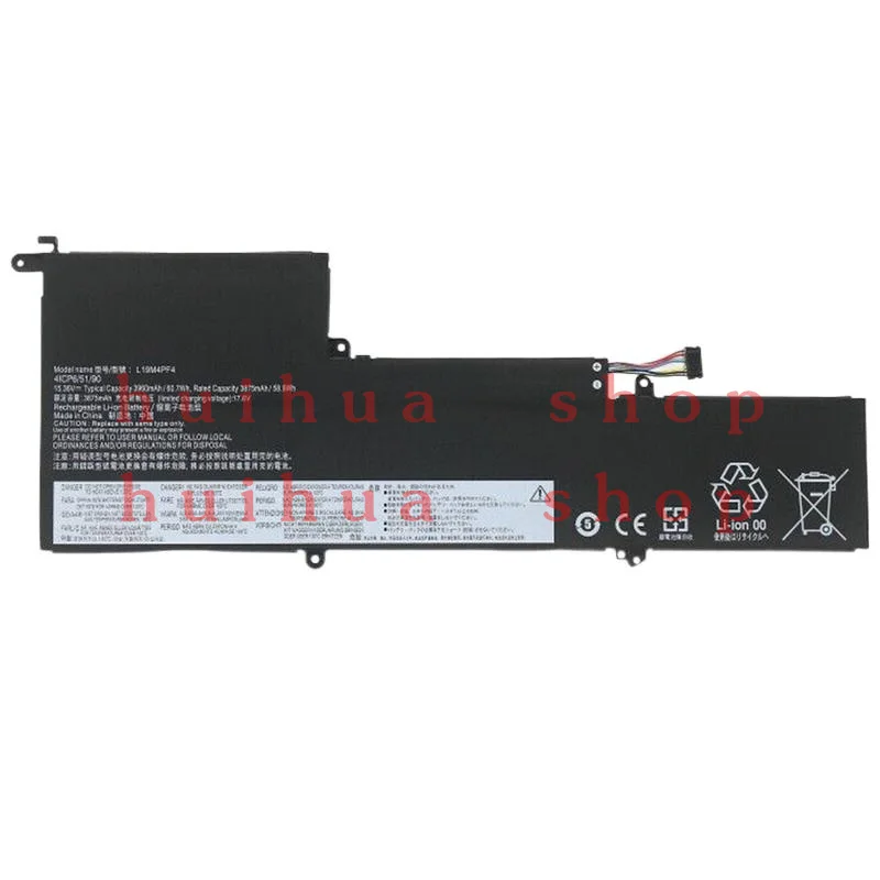 

New L19C4PF4 L19M4PF4 Battery For Ideapad Yoga Slim 7-14ARE05 7-14IIL05 60.7Wh