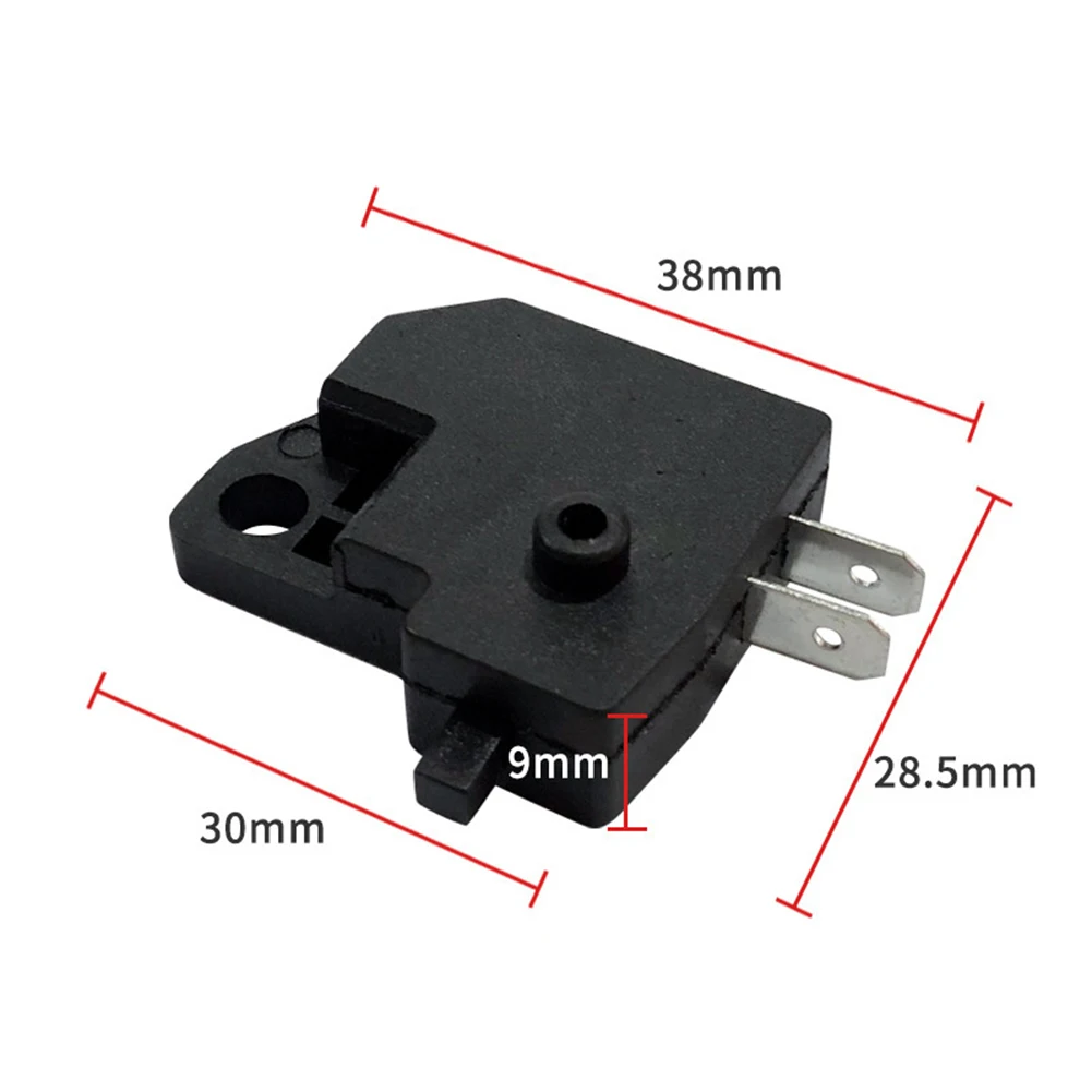 10Pcs/set Brand New Motorcycle Front Left Right Brake Light Stop Lever Clutch Switch Button Black Plastic For Most Cars Stable