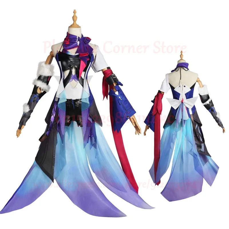 New Game Honkai Start Rail Seele Cosplay Costume Full Set With Accessories Seele Cosplay Wig Outfit Uniform Dress Seele Cosplay