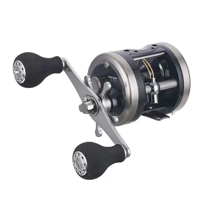 SNAILR300/301 Baitcasting Fishing Reel,Centrifugal Brake,5.5:1,4B + RB, Full Metal Fishing Reel, Boat Wheel, 295g