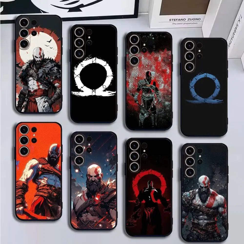 

G-God of W-War Game1 Phone Case For SamsungS25,24,21,22,23,30,Ultra,20,Plus,Fe,Lite,Note,10,9,Soft Black Cover