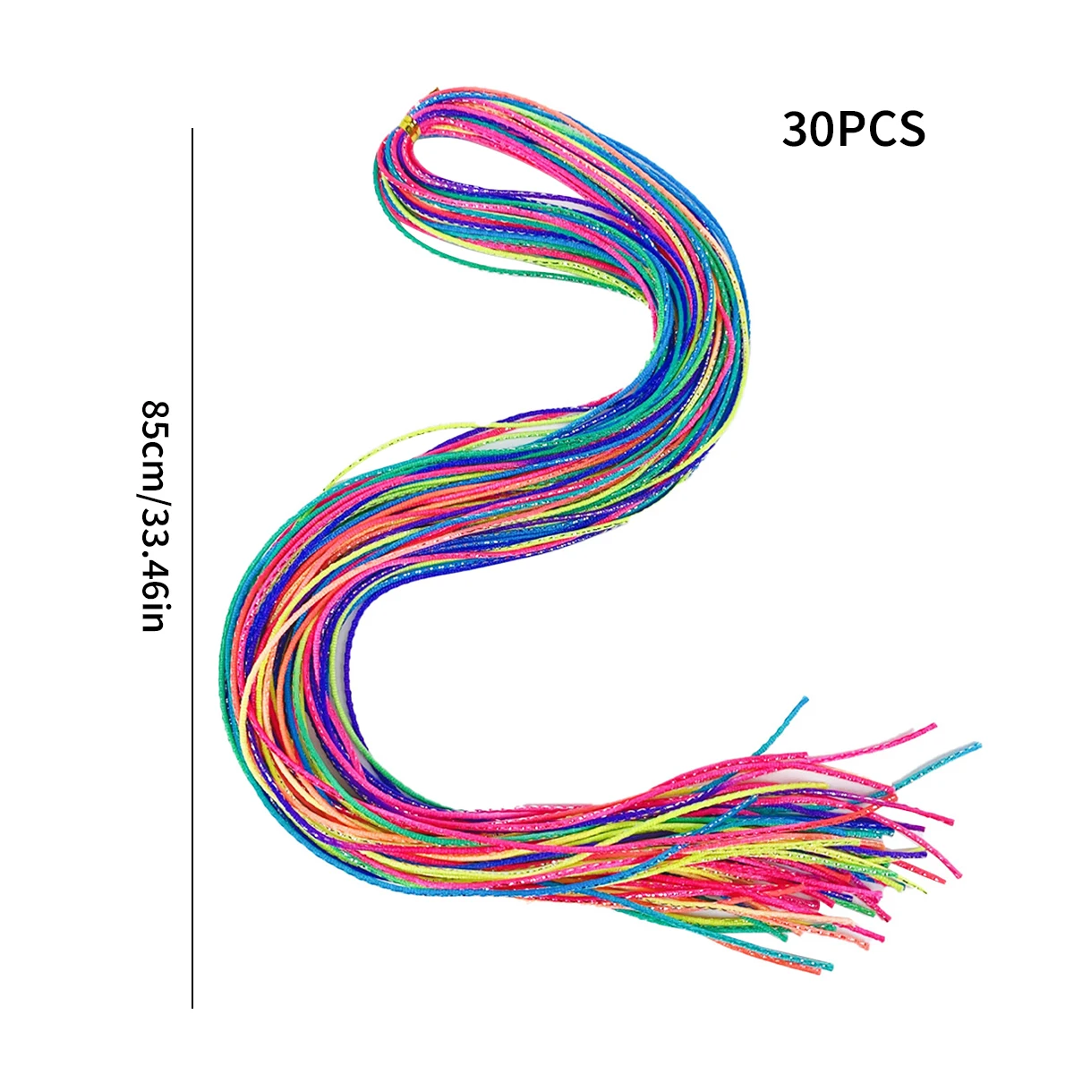 Hair Bands Braiding Hair Accessories Rainbow Braiding Colourful Hair Strands Girls Children Fashion Wrap ropes Braided hair