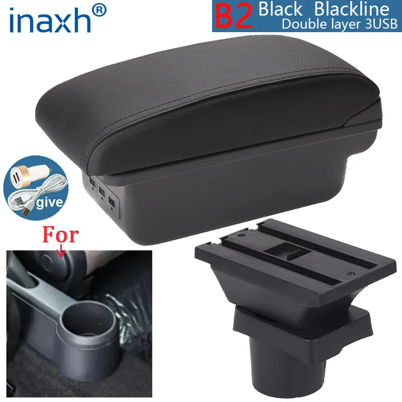 Voor Volkswagen UP Armsteun Doos Voor Skoda Citigo VW UP Seat Mii Auto Armsteun Console Opbergdoos Bekerhouder Auto Accessoires