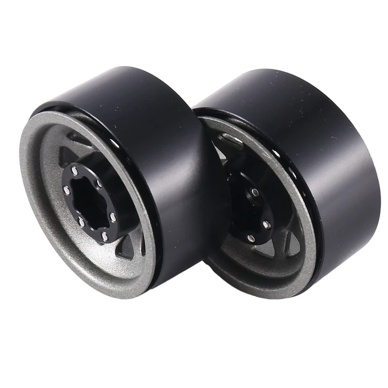 1 IN Beadlock Wheel Rim Deep Dish Negative Offset 3.78Mm Hub For 1/18 1/24 RC Crawler Car Axial SCX24 AX24 TRX4M FCX24