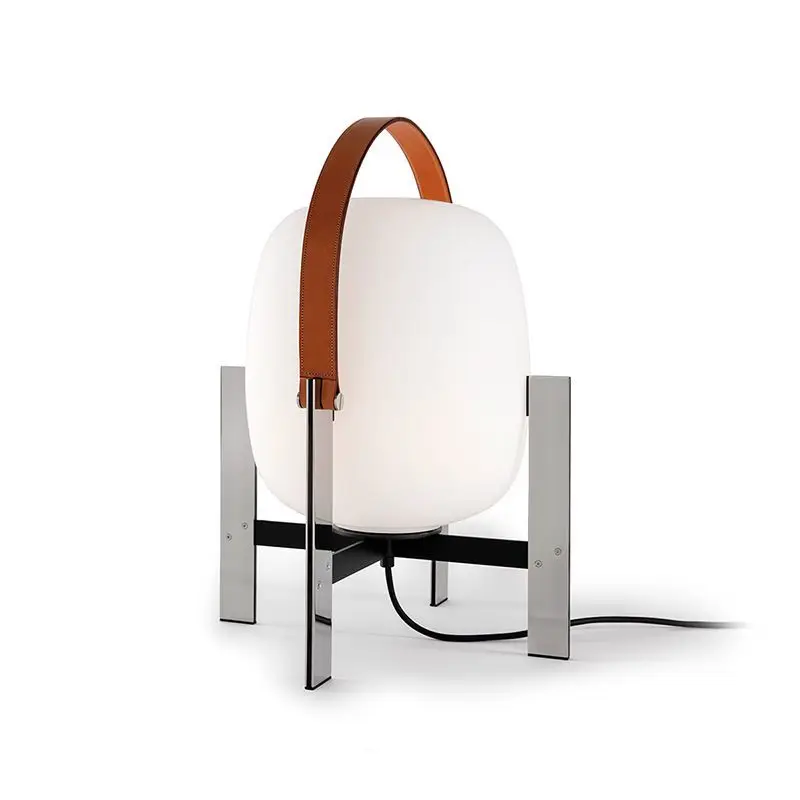 

Nordic frosted wrought iron glass creative study desk lamp RG0 blue light minimalist bedside lamp
