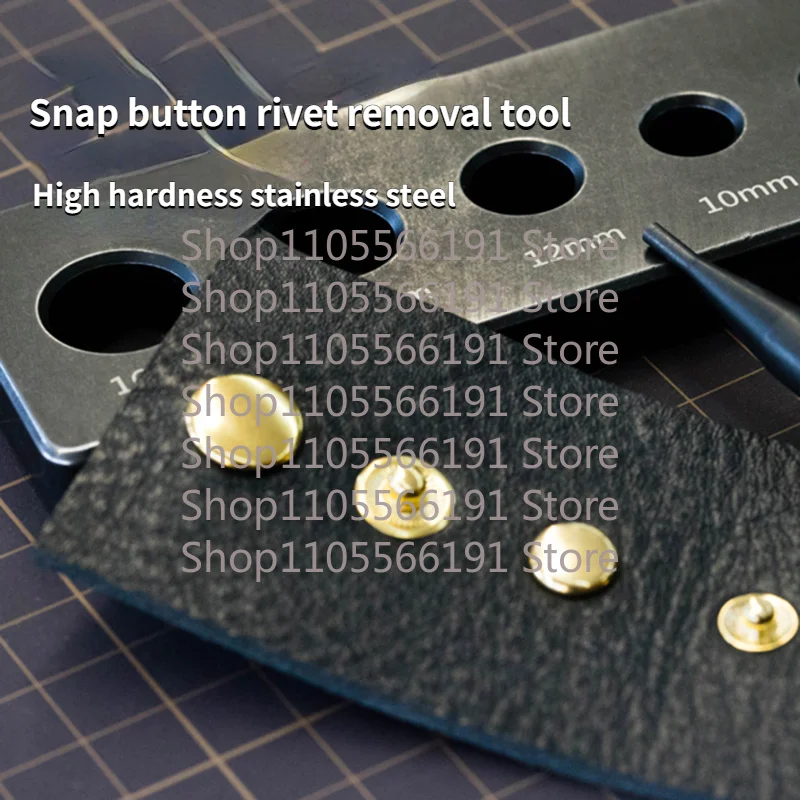 Removal Tool Stainless Steel Base Handmade Leather Goods Denim Buckle Rivet Decorative Accessories Removal Tool