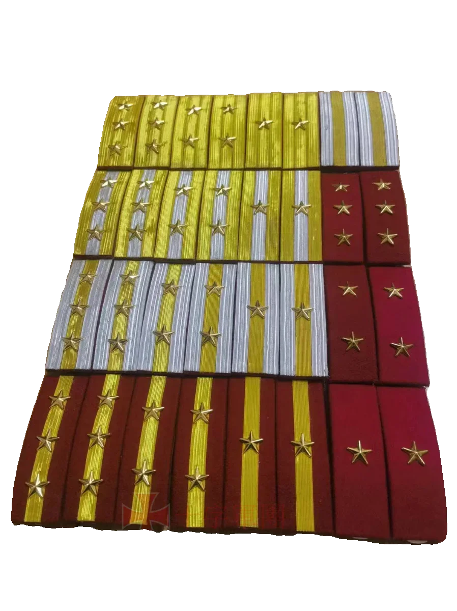 reproduction WW2 JAPANESE ARMY LIEUTENANT OFFICER SHOULDER BOARDS WWII Epaulette rank patch