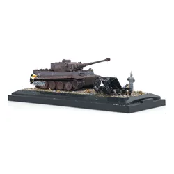 1/72 Heng Long Static Tank Germany Tiger 1 3818 Painted Tank Weathered Effect for Boys Gifts Collecting TH24306