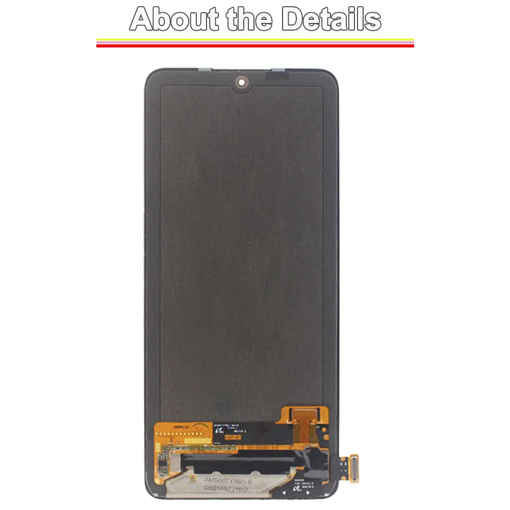 Nowy wyświetlacz LCD do Redmi Note 11 Pro Plus 5G, ekran dotykowy, digitizer, zamiennik do Redmi Note11 Pro+ 21091116UG — zdjęcie produktu 4