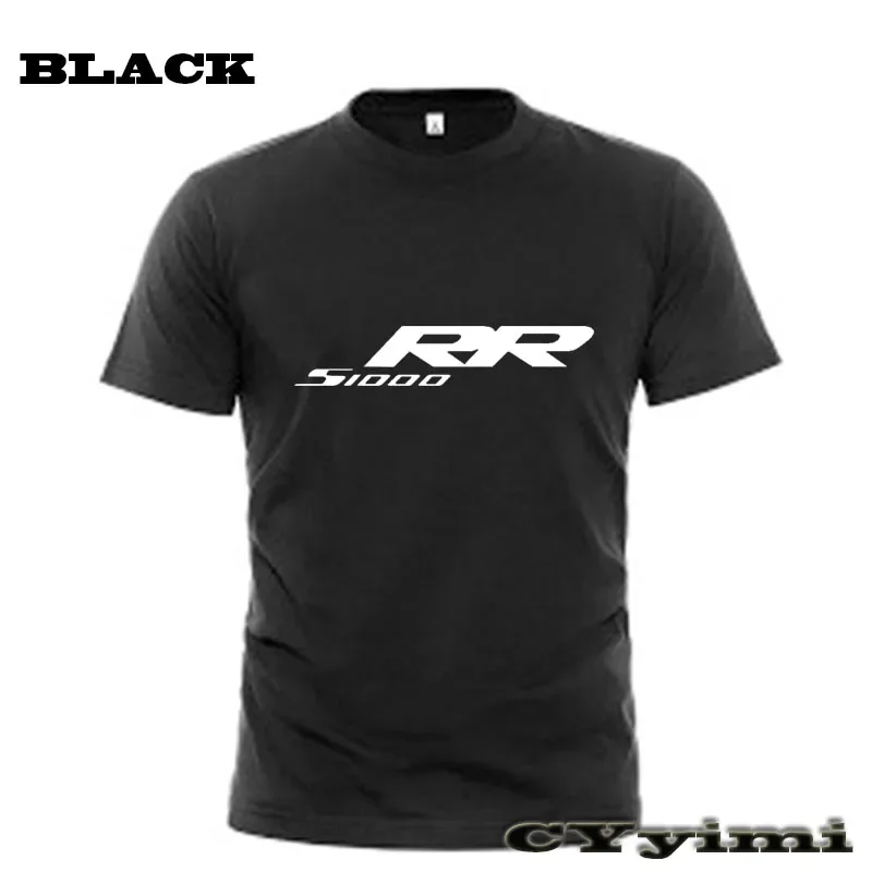 For  S1000RR T Shirt Men New LOGO T-shirt 100% Cotton Summer Short Sleeve Round Neck Tees Male