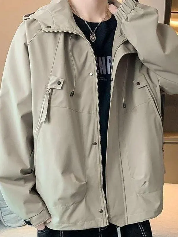 

Spor Autumn Winter Men's Jaet Windbreaker Outdoor Climbing Coat for Couples ort Stand Fit Tourist Wear Resistant to ...