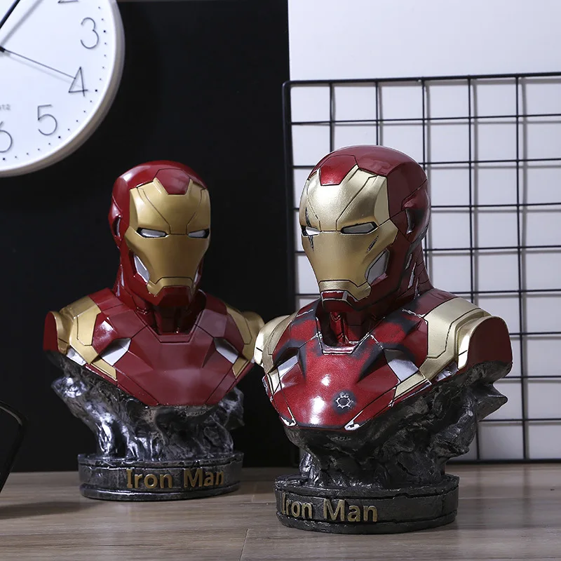 

Avengers Iron Man bust MK46 Statue Iron Blur Vision Hands Iron Man Collector Boy's collection