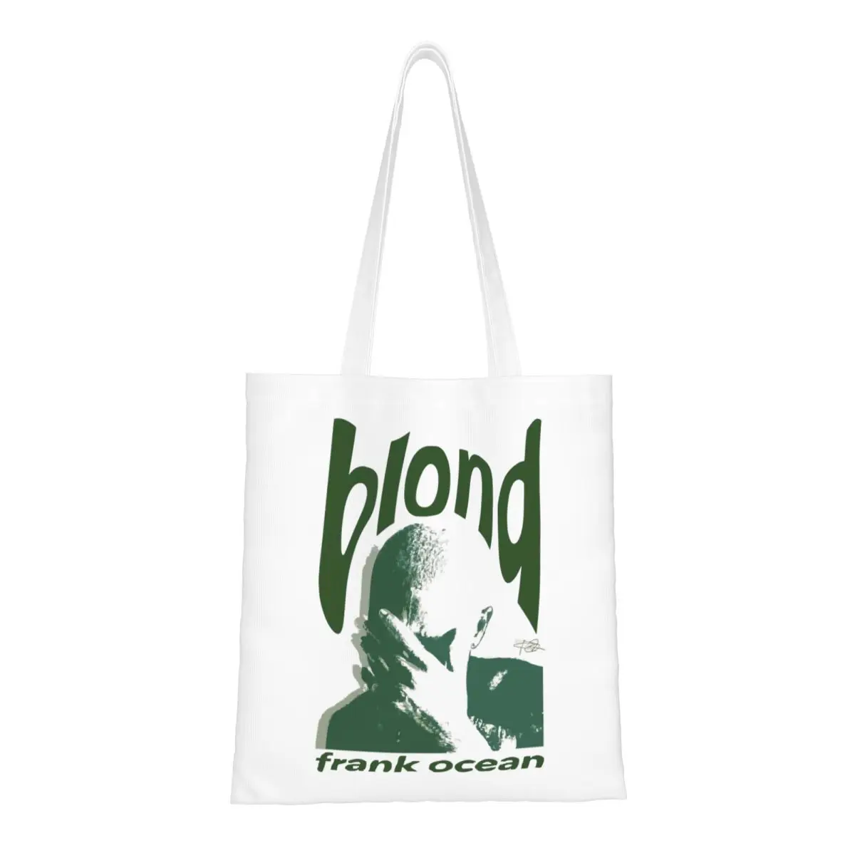 

Abstract Franks Oceans Canvas Tote Bag Aesthetic Large Capacity Trend Bag for Women Men