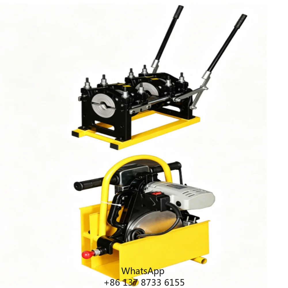 Simple Hand Push Hydraulic Pipe Butt Welder Manual Push PE HDPE Pipe Welding Equipment For Urban Water Supply & Sewage Pipeline
