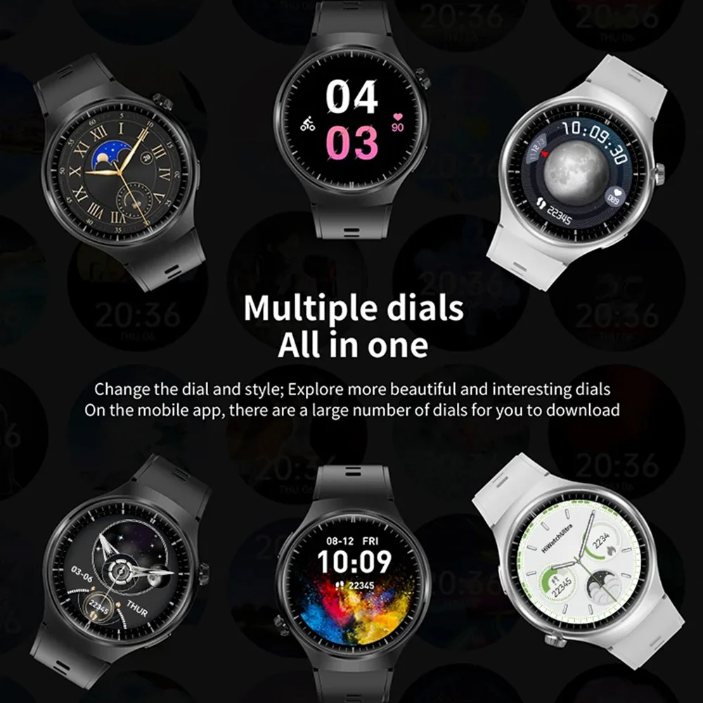 Business Smart Watch 4 Pro 1.28” HD 240*240 Men’s And Women’s Bluetooth Calling Sports Wireless Charging Fitness Digital Watch4