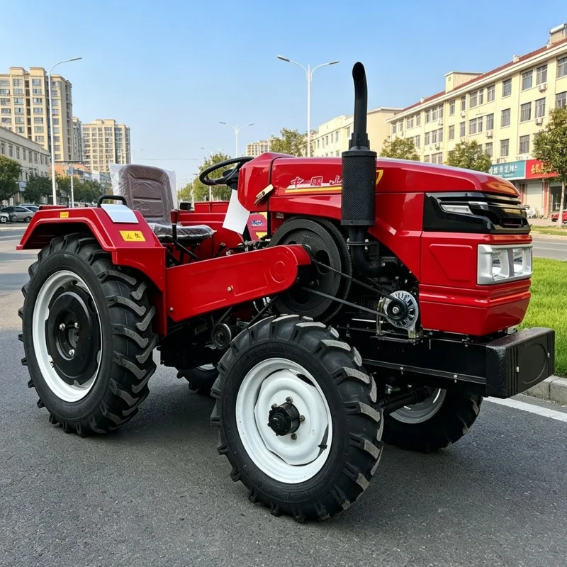 Customized CE/EPA Certified, High-Quality Agricultural Equipment, Four-Wheel Farm Cultivator, Wheeled Rotary Tiller