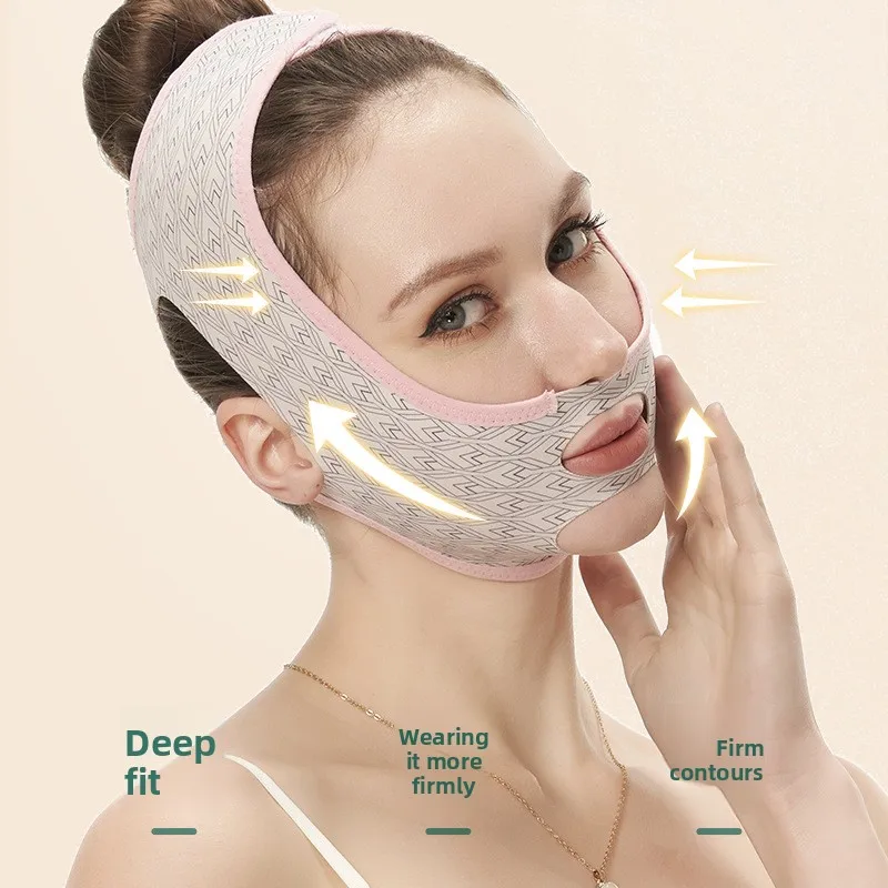 มาส์กยกกระชับใบหน้าใหม่ - อุปกรณ์เสริมความงามกระชับผิวหน้า ปรับรูปหน้า มาส์กปั้นหน้าสำหรับการดูแลตอนกลางคืน