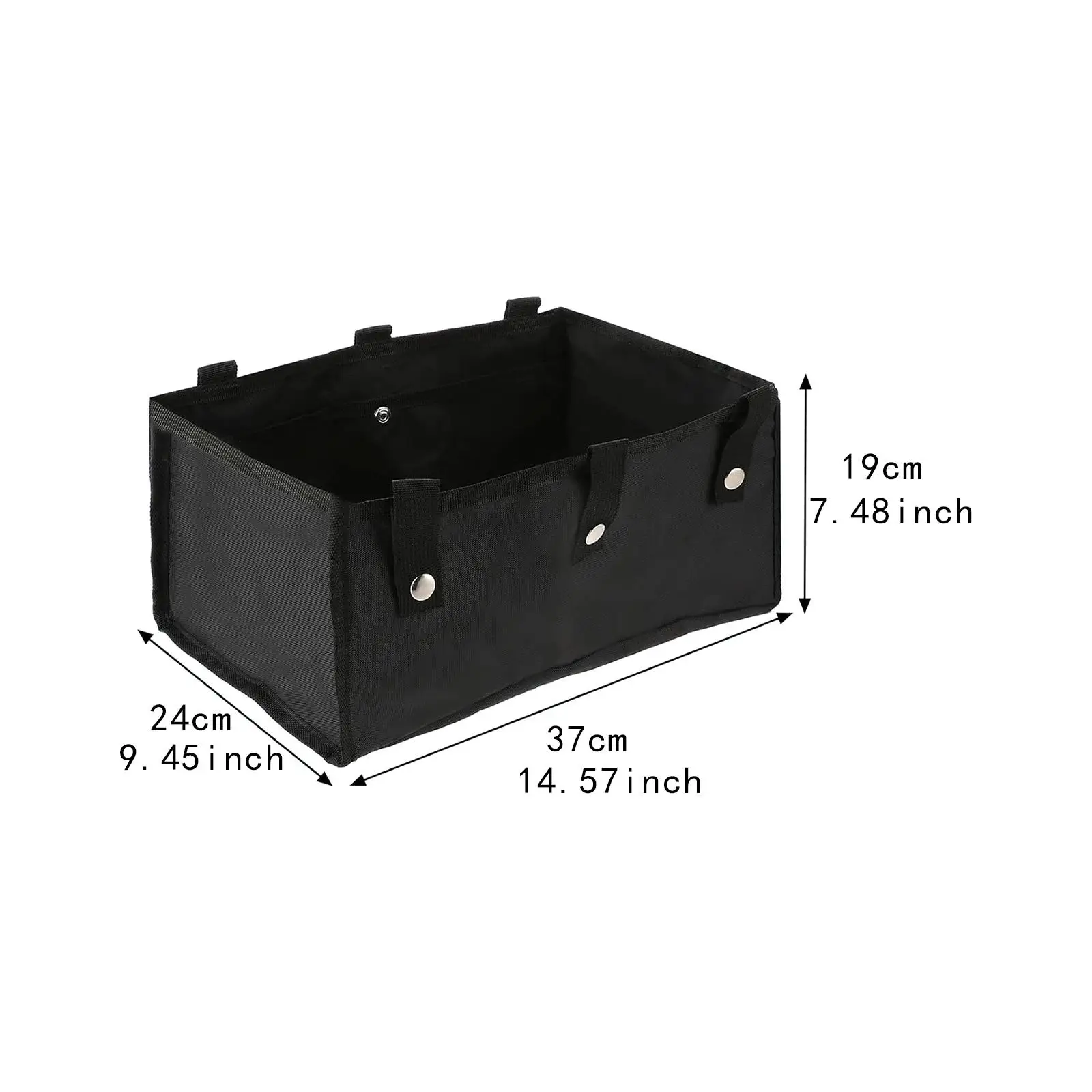 3x under Seat Bag Walker Accessory Organizer Basket Tote Polyester Foldable Design Suitable for Mobility Use 37cmx24cmx19cm