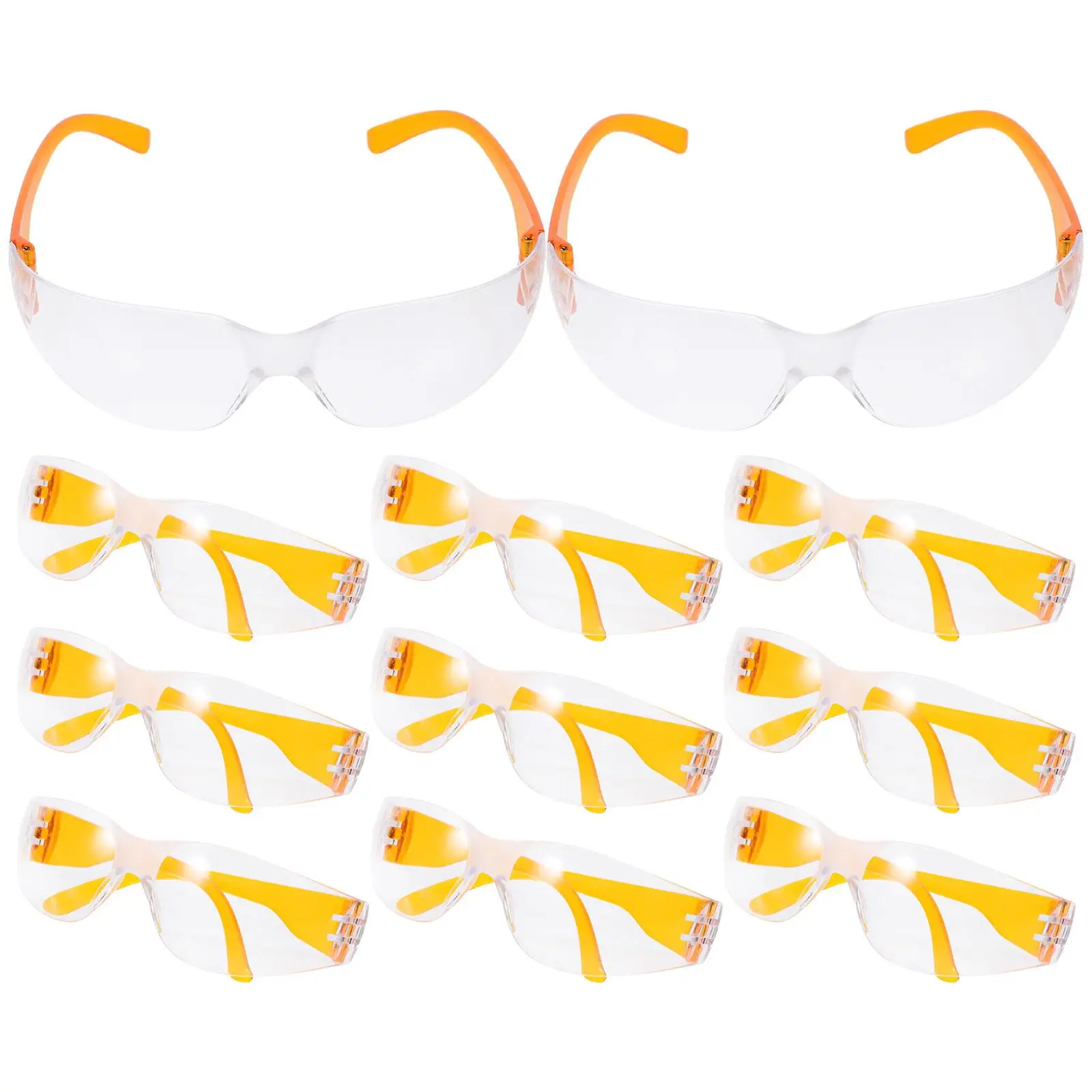 

12pcs Kids Safe Goggles Protective Swimming Eyewear Lightweight Comfortable Impact Resistant Scratches Proof Waterproof Glasses