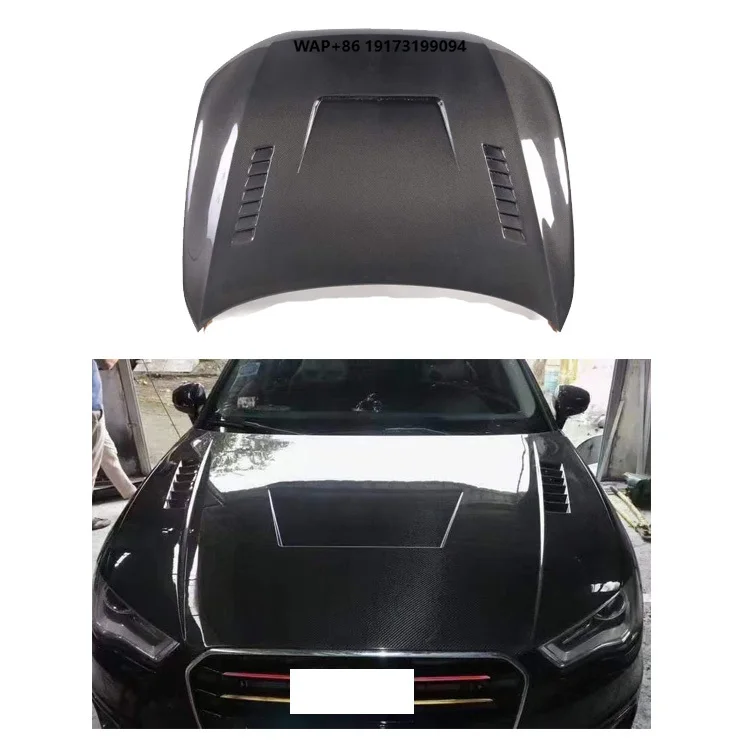 

High Quality A3 S3 RS3 8V Engine Bonnet Carbon Fiber Hood for 2013-2018