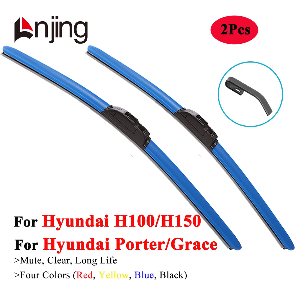 

LNJING Colorful Wiper Blade For Hyundai Porter H100 H150 Grace Truck 1993 1997 2000 2003 2004 2010 2012 2015 2018 2020 2022 2023