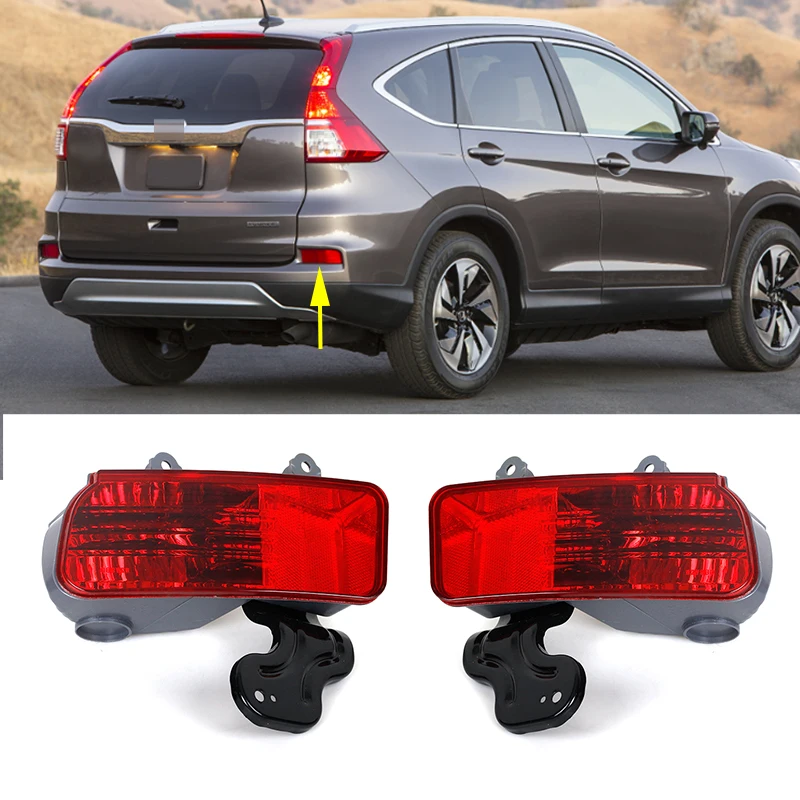 

Car Rear Tail Bumper Reflector Light Rear Brake Fog Lamp No Bulb For Honda CRV CR-V 2015 2016