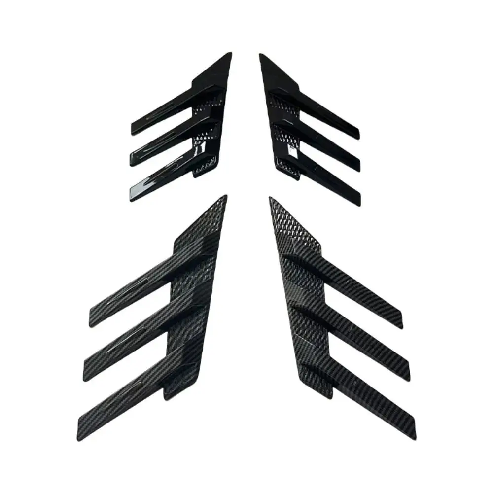 

Durable Car Rear Side Spoiler Rear Wing Accessories Side Vents Decoration Splitter Exterior Decorative Air Wing Cover Trim