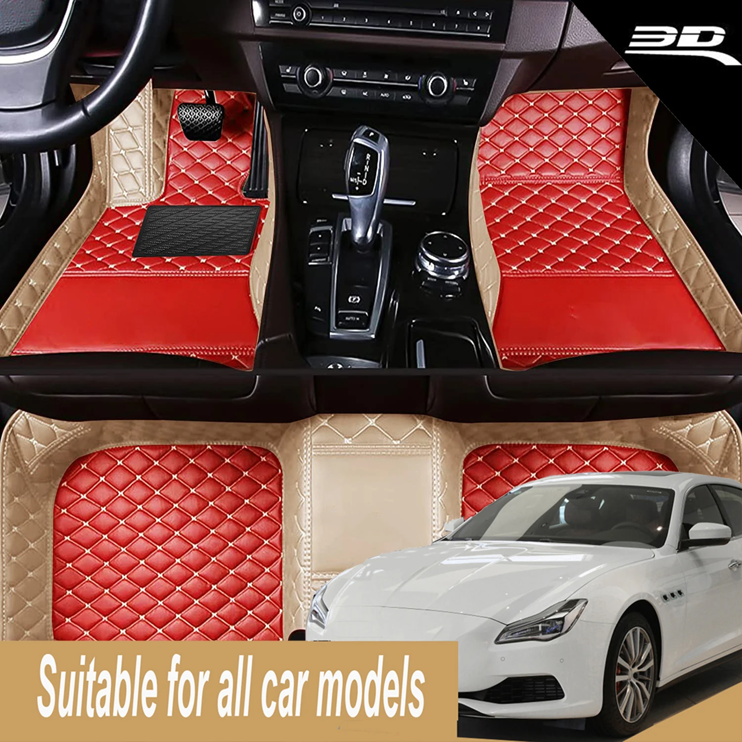 Custom Car Floor Mats For Cadillac ATS 2012-2023 Years Auto Carpets Foot Coche Accessorie Floor Liners