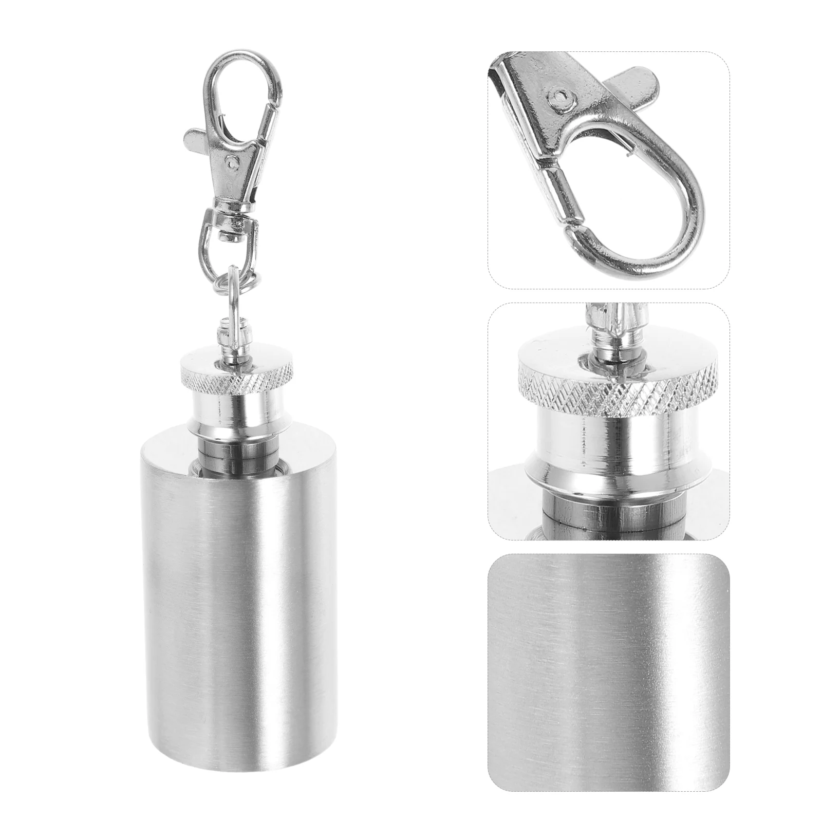 Stainless Steel Flask 1 Oz Mini Keychain Cute Flask for Women Purse Bulk Sale Small Drink Holder Compact Design