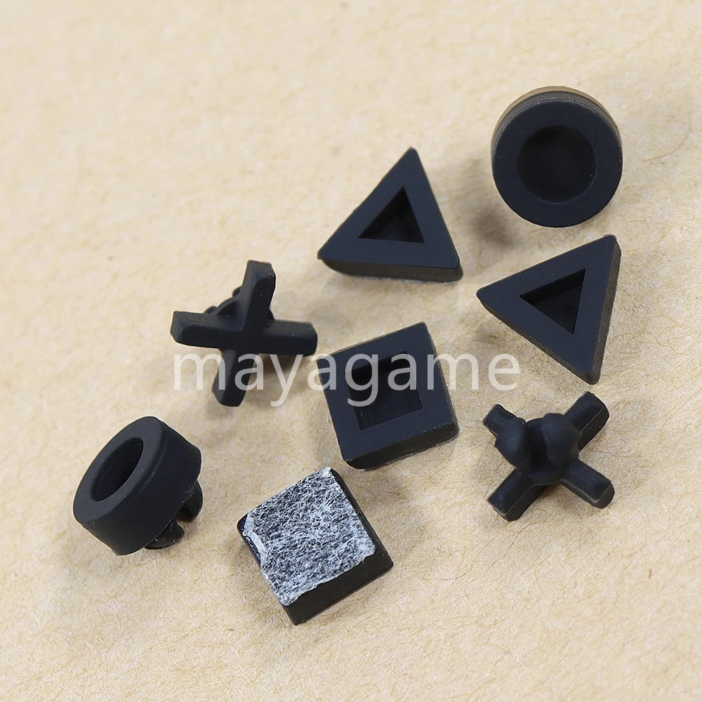 Funda de goma para Sony PS 4 Pro Slim, almohadillas inferiores de silicona para PS4, 40 juegos