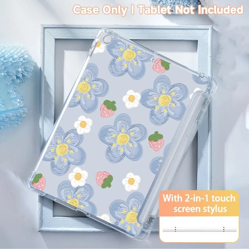 Geeignet für iPad 10 A16 Schutzhülle mit kapazitivem Stift, für iPad Air5 Pro11 13 7/8/9 Gen 9.7 10.5 Mini, iPad Single Case