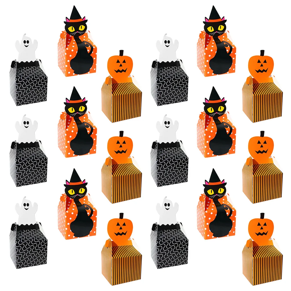 

30pcs Candy Case Cake Storage Case Halloween Candy Box Party Prop Storage Box Cake Box Halloween Candy Case