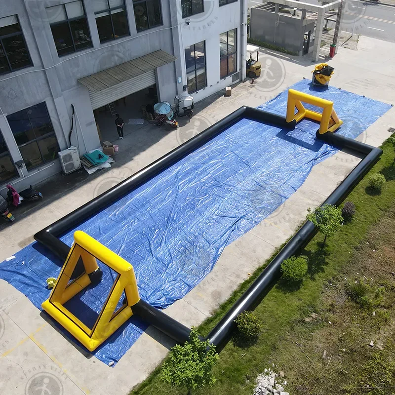 2025 New Indoor Commercial Inflatable Game Soccer Field Beach Ball Pool Balloon Shooting-for School Home Fun Rental Option