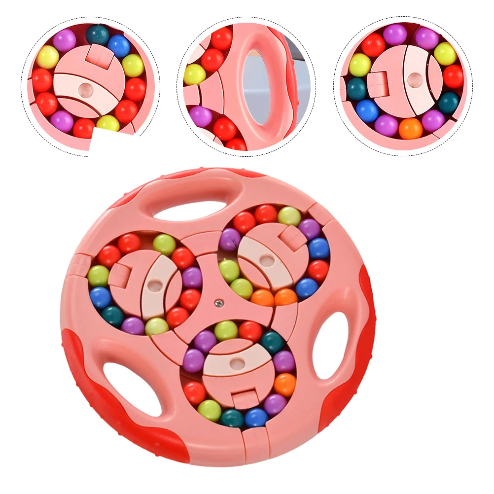 

Ball Tray Toys Fun Bean Puzzle Double Sided Nail-biting Sensory Tools Child Fingertip Plastic Cube Good Time