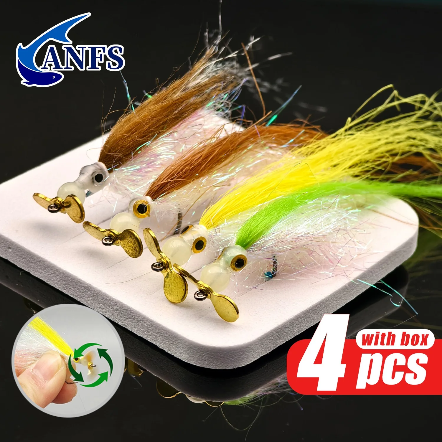 Anfs 4Pcs Premium S…