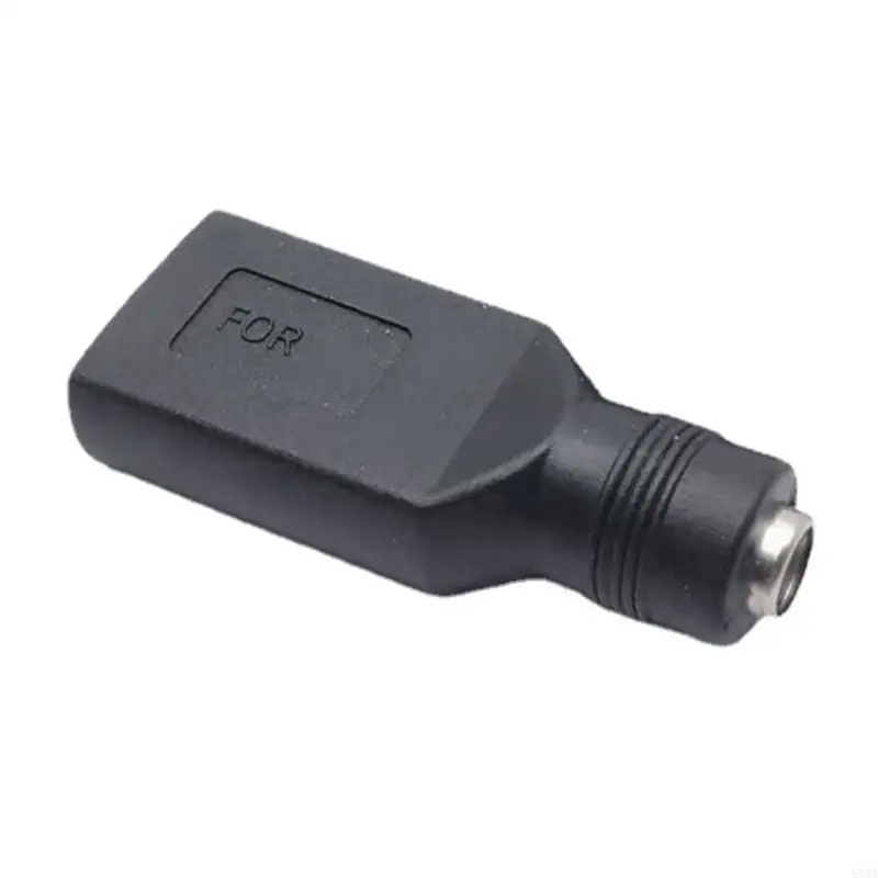 573A USB 남성/여성 원형 헤드 원형 구멍 DC5.5x2.1 암 소켓 커넥터 USB5V 충전 전력 변환기 어댑터