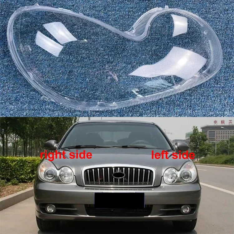 For Hyundai Sonata 03-07 Transparent Headlight Cover Lampshade Shell Headlamp Housing Durable Lens Plexiglass