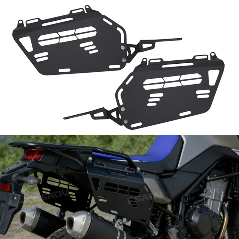 

Для YAMAHA TENERE 700, боковые кофры, багажник, кронштейн для седельной сумки Tenere700 T700 2019-2025 2024 2023, задний багажник, грузовой багажник