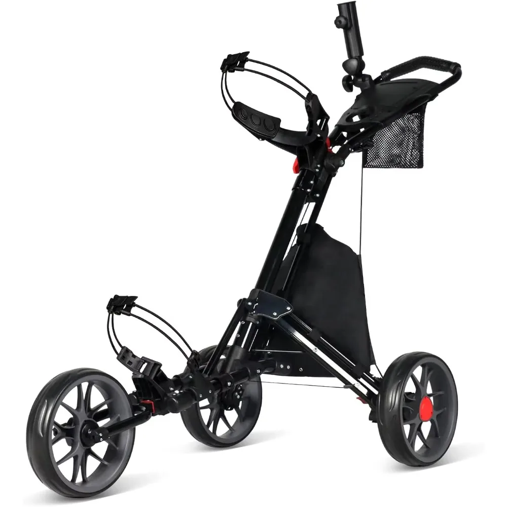 

Lightweight Aluminum Frame Three Wheel Foldable Portable Golf Cart ** Golf Cart