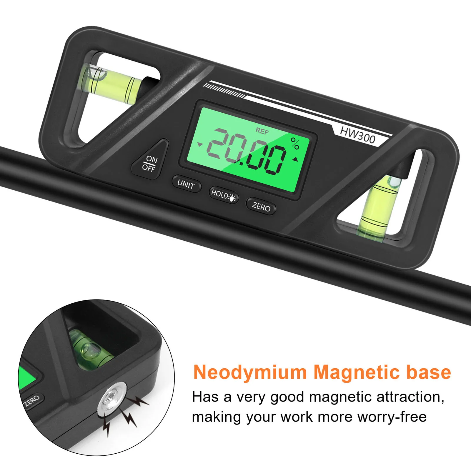 Electronic Level and Angle Gauge  Digital Level Angle Gauge Electronic Angle Finder Protractor Inclinometer for Woodworking