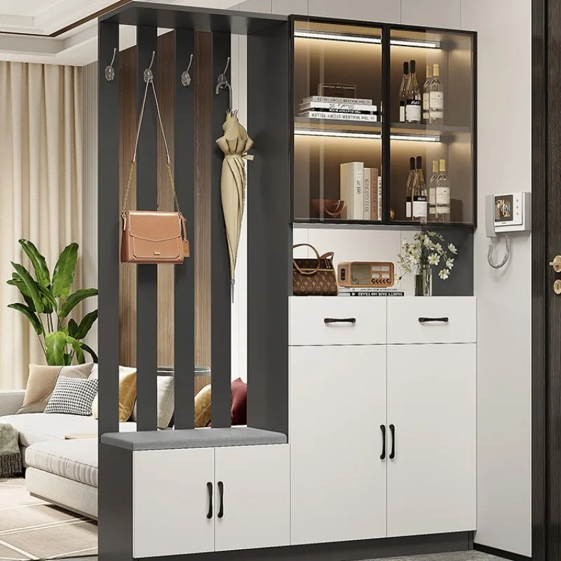 Entryway cabinet, Nordic shoe cabinet integrated with entryway, simple modern ,entryway partition cabinet, wine cabinet