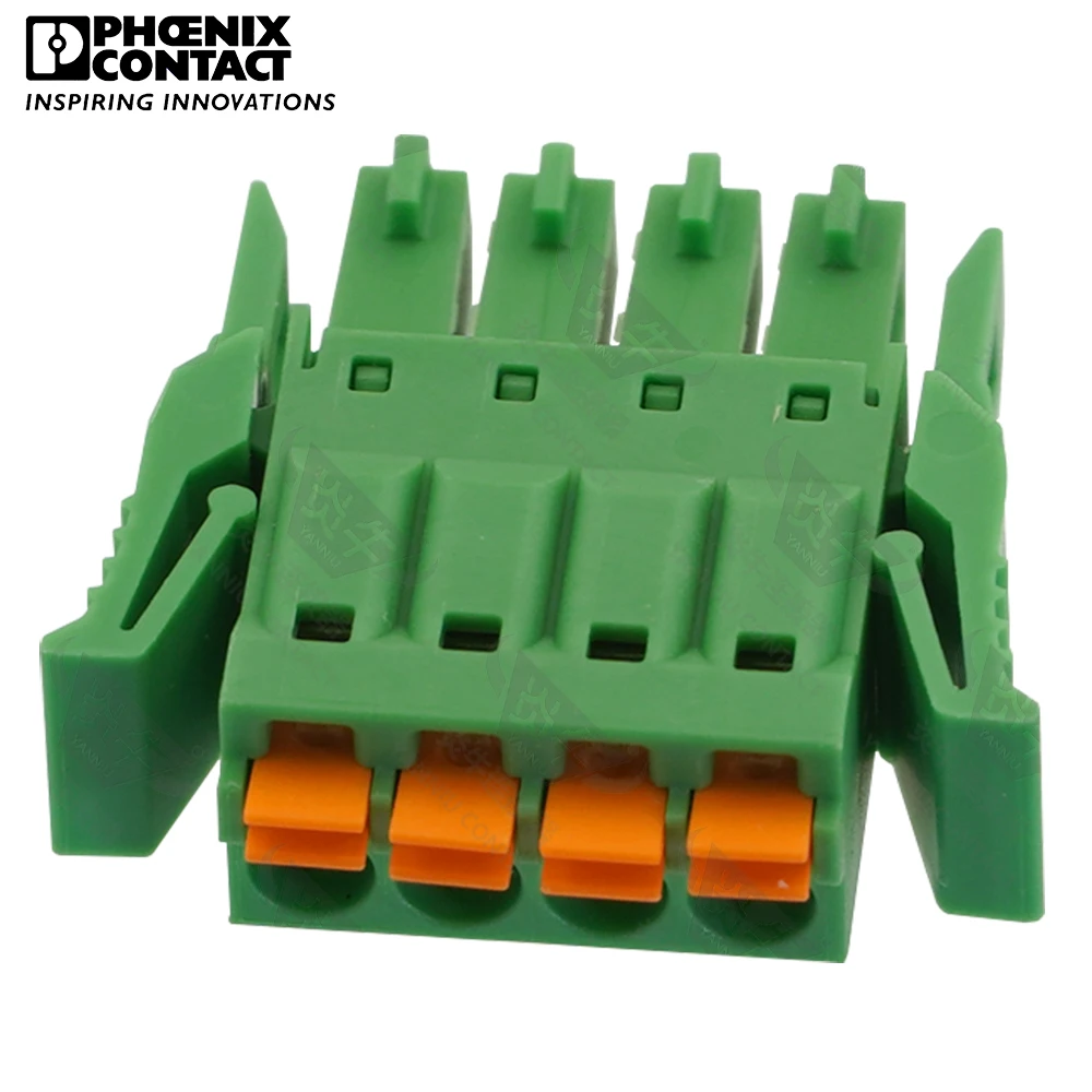 3.5mm Original Genuine Phoenix Contact Connector PCB Pluggable PLUG-IN Terminal Block 4 Pin FMC 1.5 ST RF 3.5 1952047 8A 160V