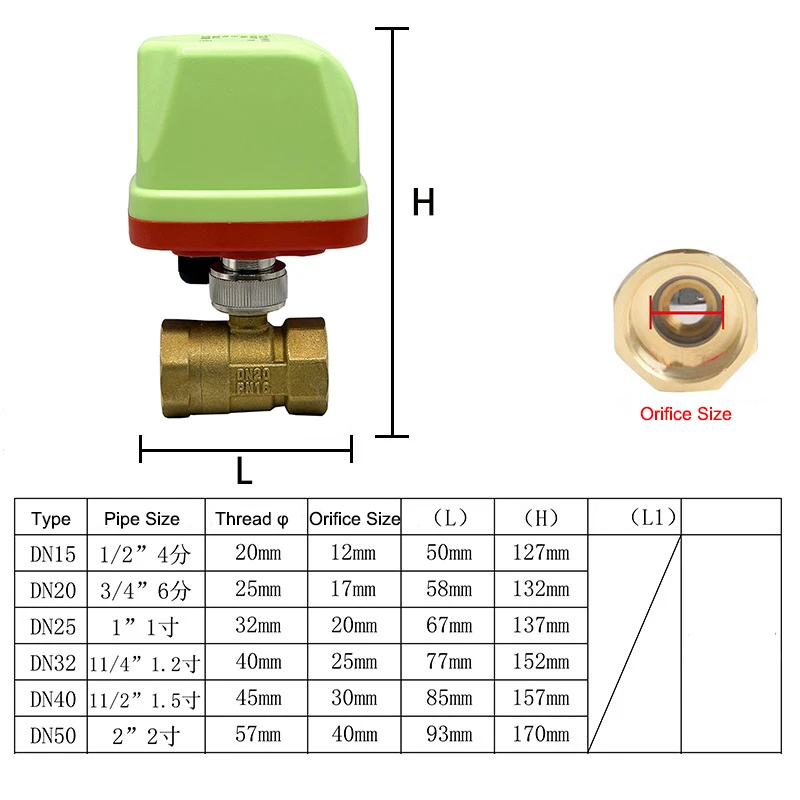 1/2" 3/4" 1" 2" IP65 Wasserdichtes motorisiertes Kugelventil 3-Draht 2-Wege-Steuerung Messing Elektro-Kugelventil Großes Drehmoment Metallmotor – Detail 4