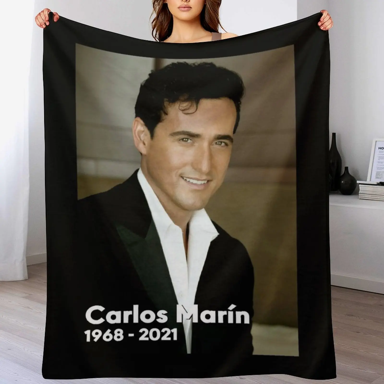 

Il Divo Remember Carlos Marin 1968 - 2021 Throw Blanket Warm Decorative Beds Luxury Throw Blankets