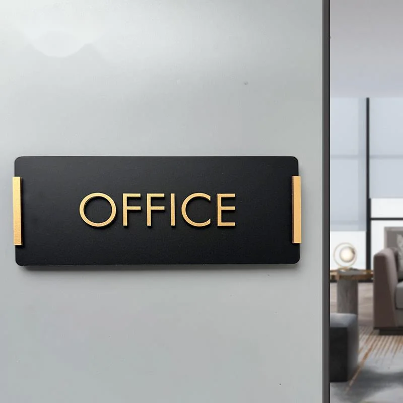 Sinal de banheiro sinalização retangular criativa sinal de aviso de fumar sinal de lembrete quente