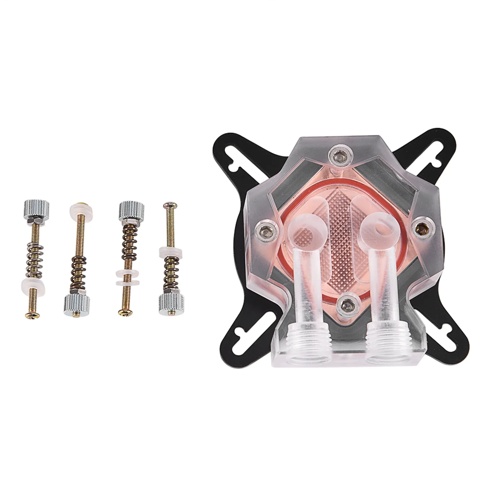 Universal GPU Water Cooling Block 40mm Copper Base Waterblock Liquid Cooler G1/4 Thread for PC Water Cooling System