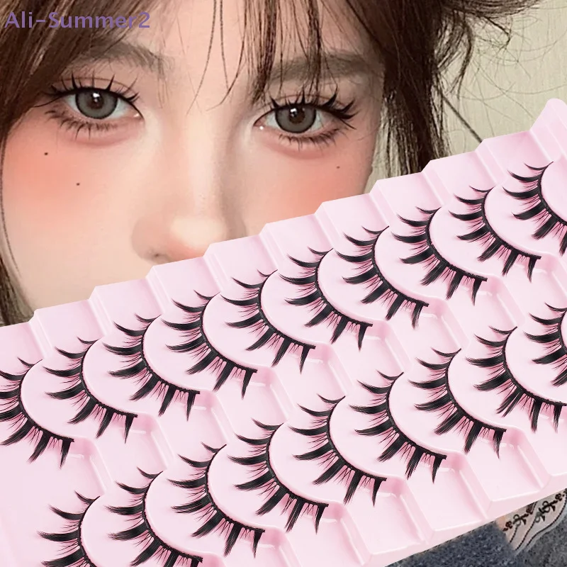 {Summer2} {Summer2} 5/10Pairs Hard Stem False Eyelashes Mom Feeling Comic Devil False Eyelashes Hard Stem False Eyelashes