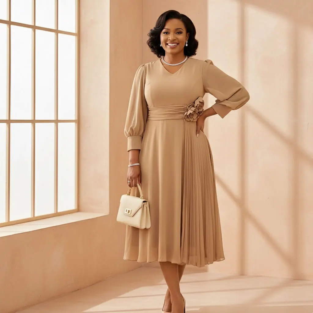 

Весенне-осенняя модная темпераментная и элегантная однотонная юбка трапециевидной формы, платье, костюмы, аксессуары