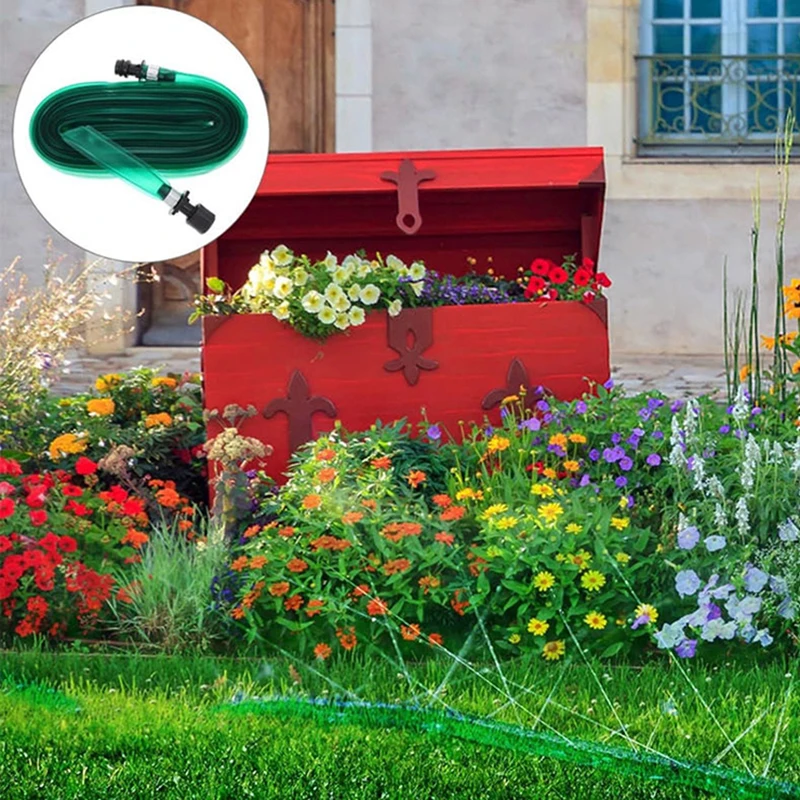Expandable Magic Garden Hose Retractable Design, High Pressure Water Pipe with Solid Connector for Irrigation and Car Washing